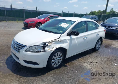 2013 Nissan Sentra S из США, поврежденный, VIN 3N1AB7AP5DL613679